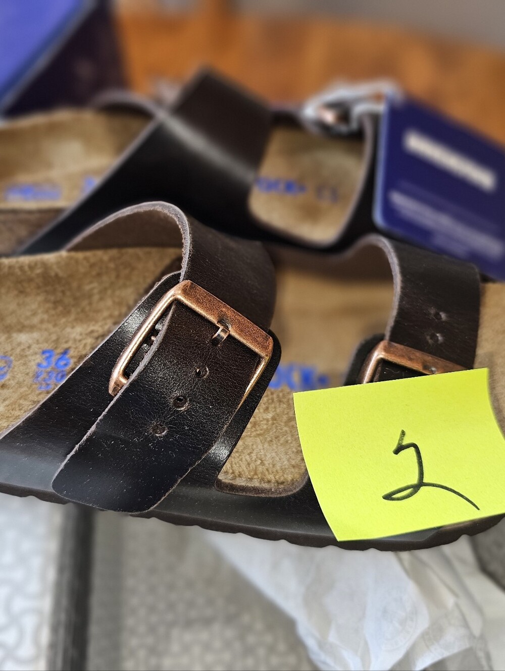 Birkenstock Women’s Brown Arizona 36N Sandals - NEW IN BOX! - Picture 3 of 6